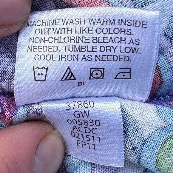 Hanna Andersson Retro Floral Print T-Shirt Dress, 120 cm (US 6-7) - Picture 4 of 5